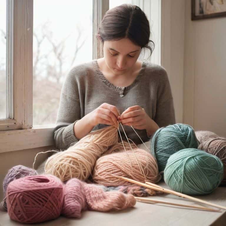 Knitting Away Anxiety through yarn