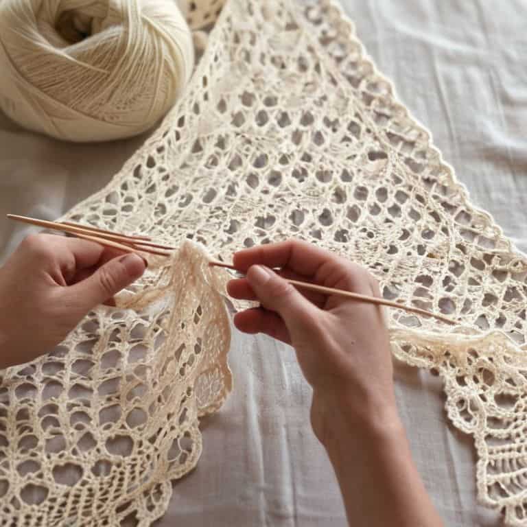 Whispers of Yarn lace shawl