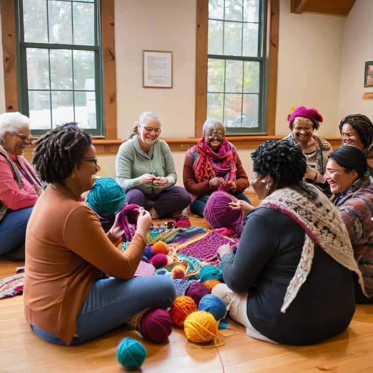 Building Community Through Knitting Together