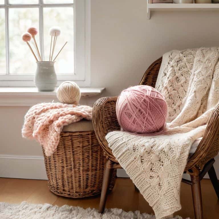 Knit Blanket Magic Unfolded