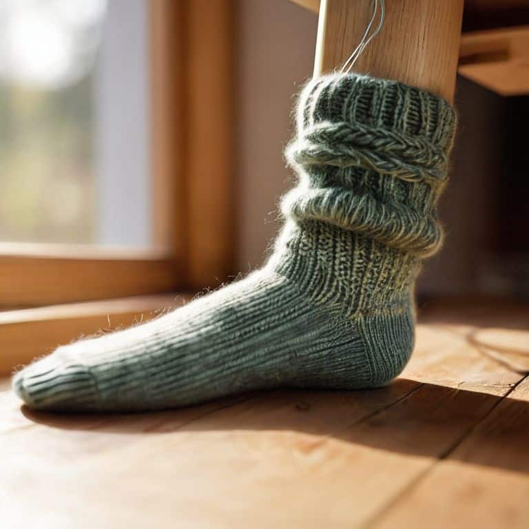 Sock Heel Flap and Gusset