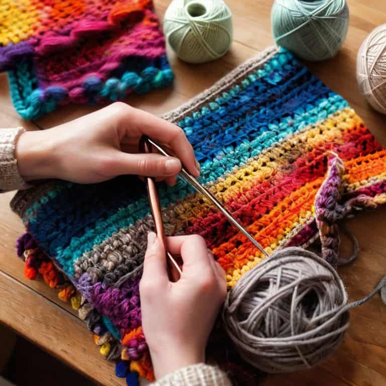 Crocheting unique blanket to perfection