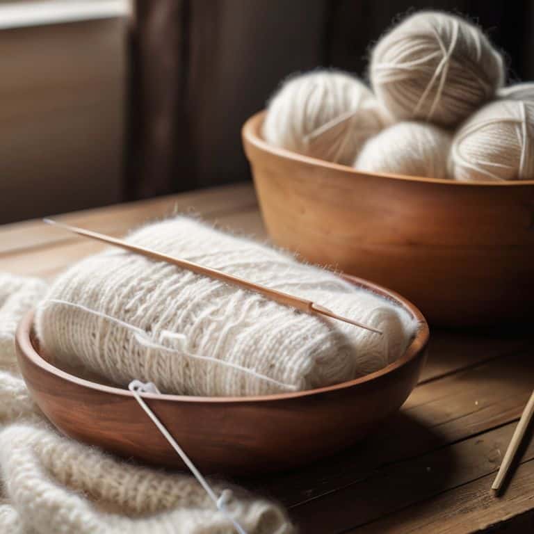 Wet blocking wool sweater tips
