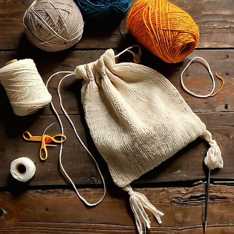 Sawdust & Stitches: Simple Drawstring Bag