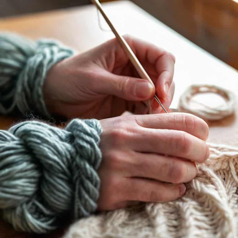 Staying on Track: A Knitter's Triumph