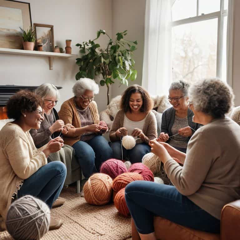 Weaving a Community Together through knitting