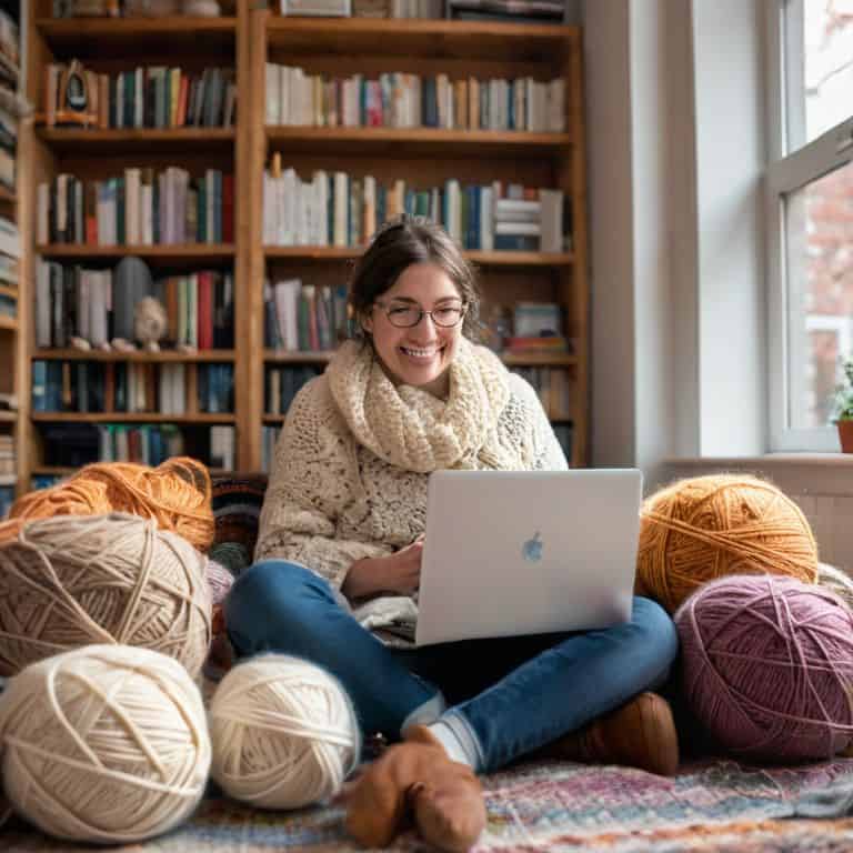 Weaving a Community Together through knitting