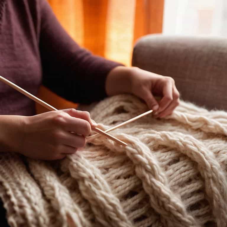Weaving a Cozy Legacy by knitting