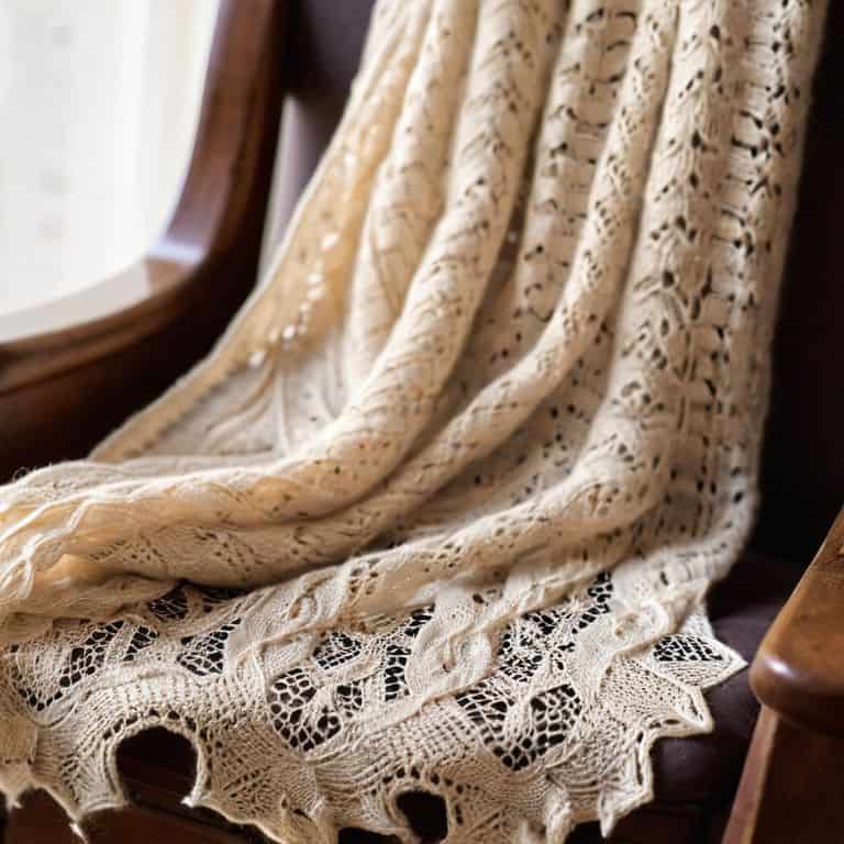 a simple lace scarf knitting pattern