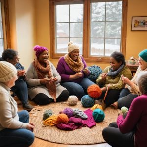 A Guide to Building Community Through Knitting - Weaves & Knits