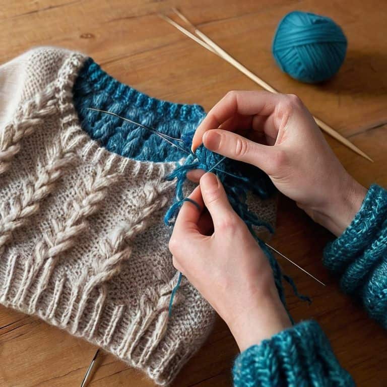 Common mistakes when knitting a sweater