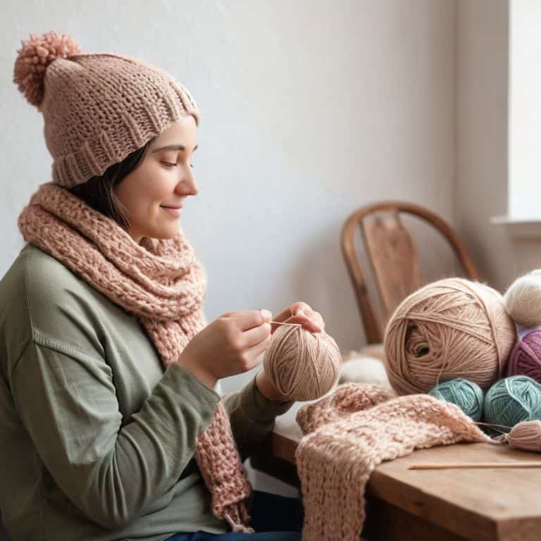 Knitting reduces stress and anxiety