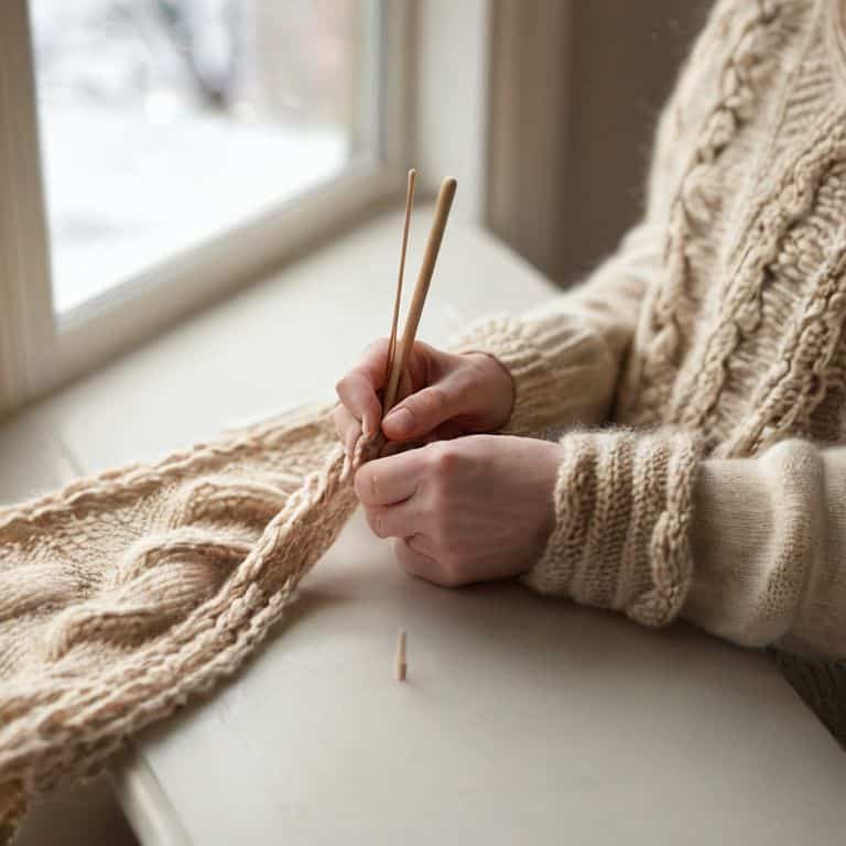 How to cast off knitting tutorial