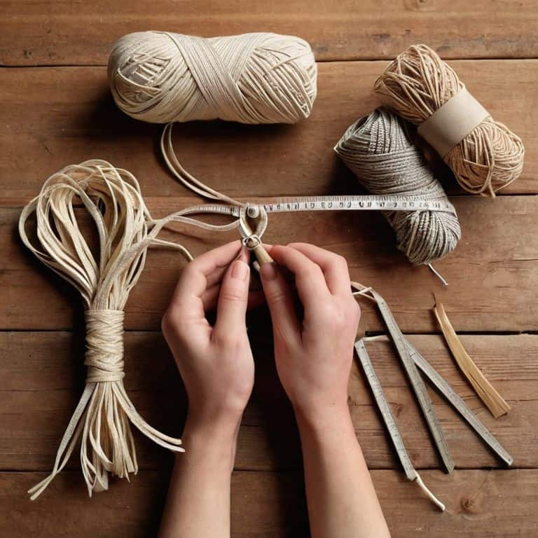 Macrame cord length estimation guide