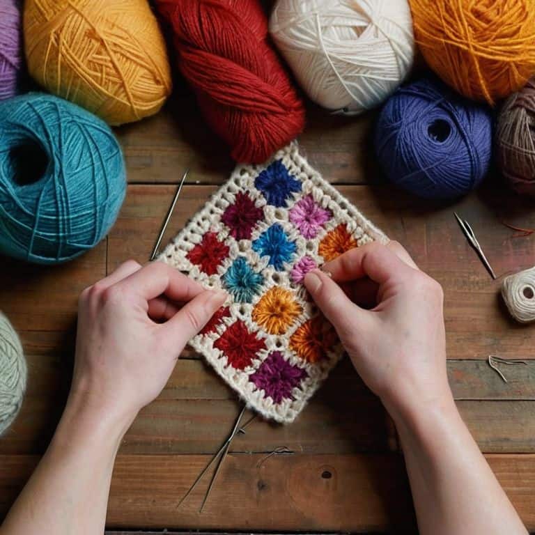 Joining granny squares together tutorial