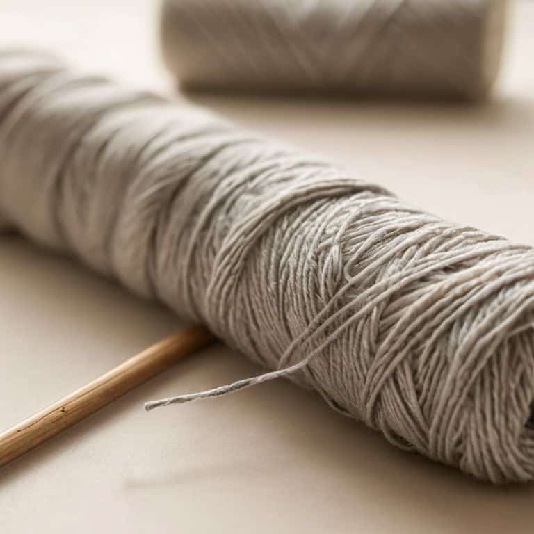 Using yarn wraps per inch tool