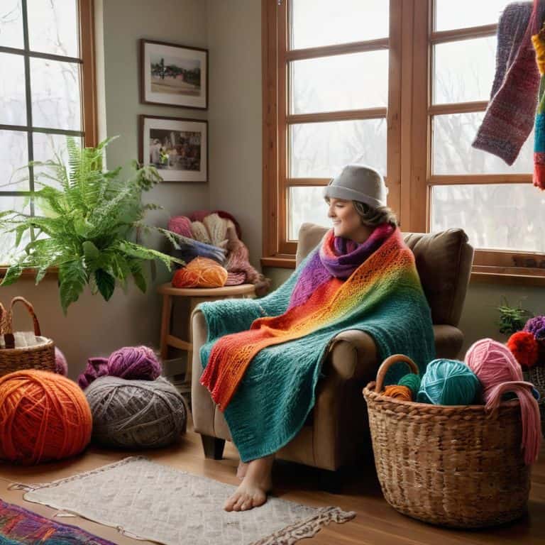 Knitting for charity helps others