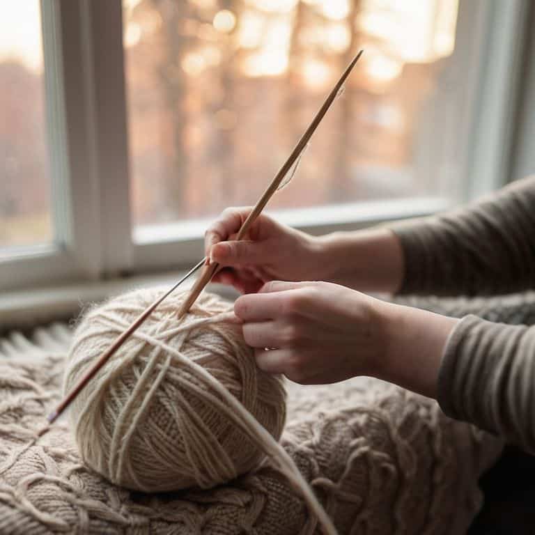 Simplistic Cable Knit Charm