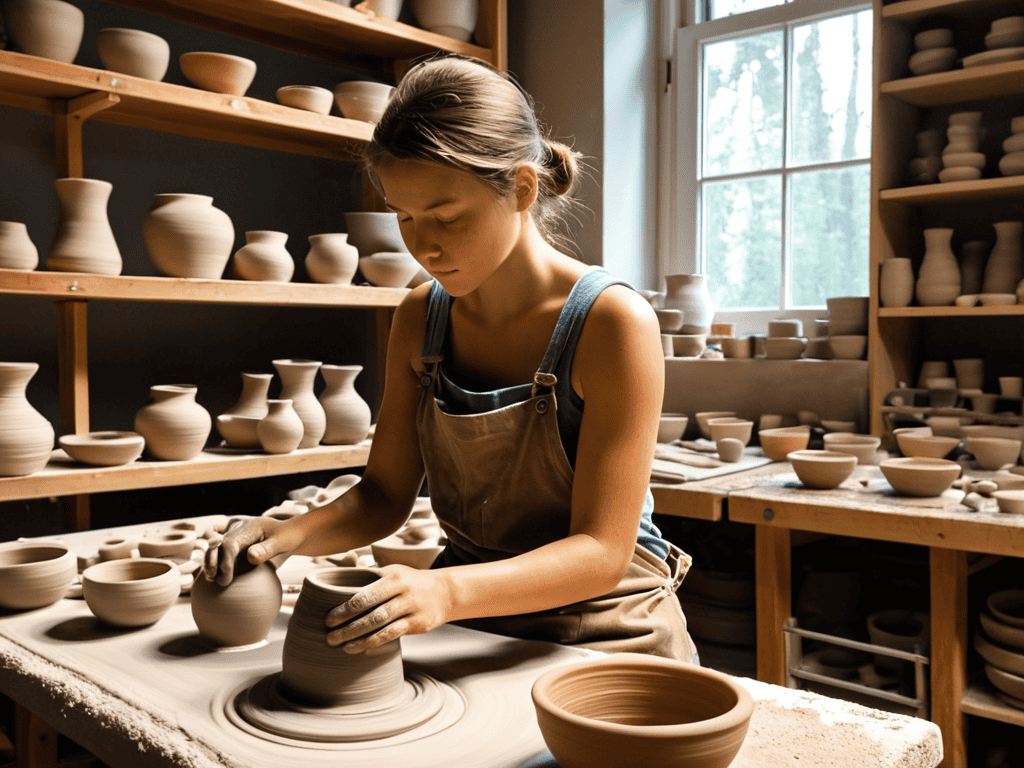 Spinning Into Creativity pottery wheel
