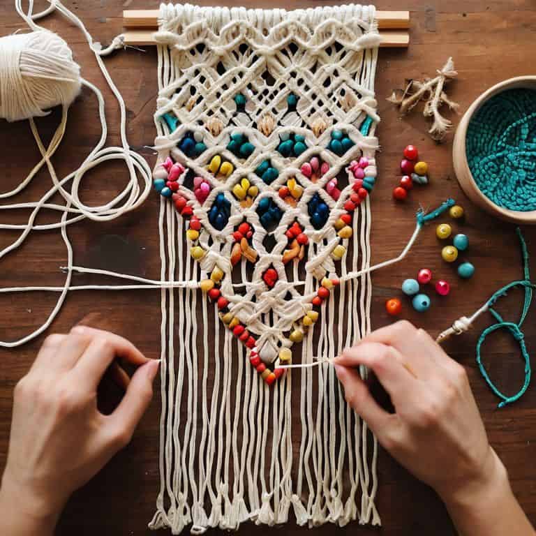 Elevate Macrame with Beaded Bliss