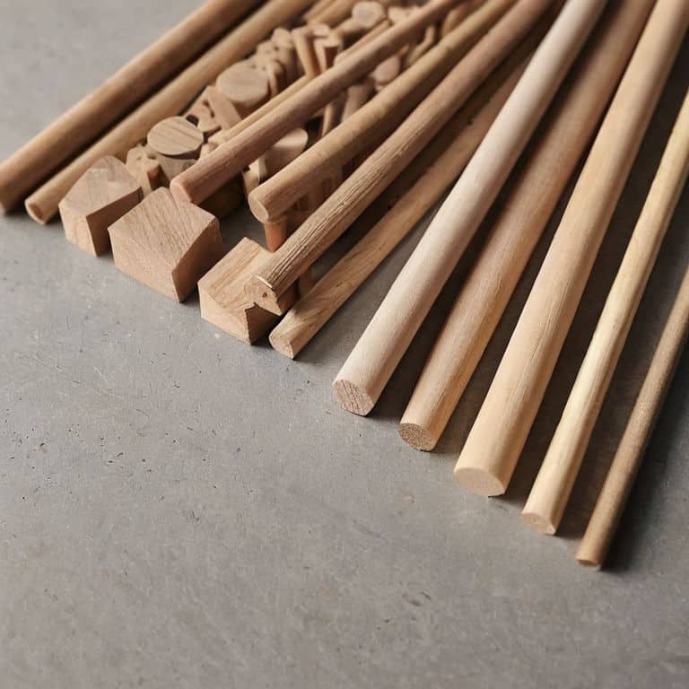 Dowel guide for wall hanging