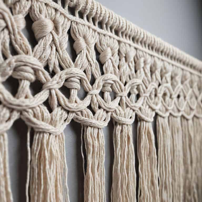 Macrame wall hanging pattern