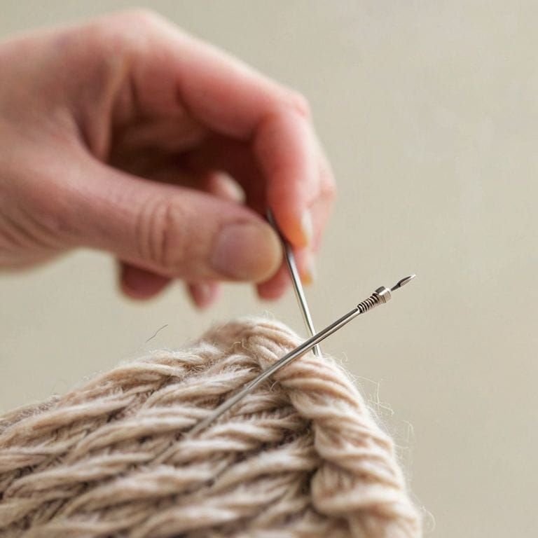 Interchangeable knitting needles starter tips