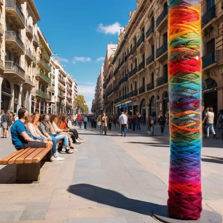 The Colorful Streets of Barcelona