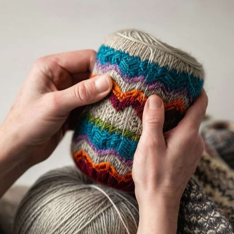 Weaving a Beautiful Finish in colorwork