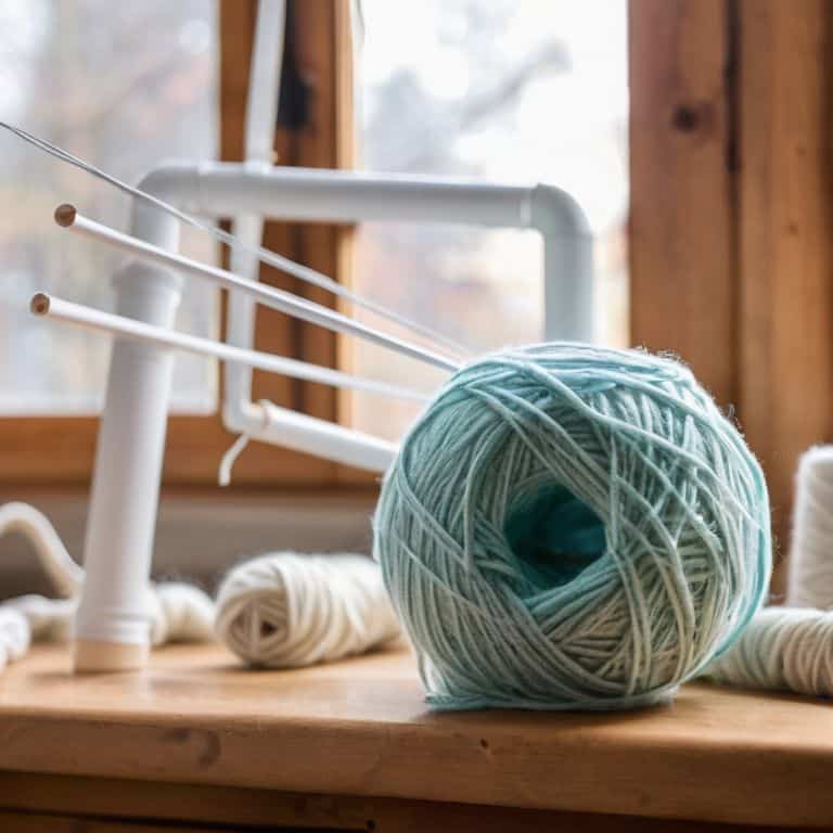 Yarn swift from PVC pipe tutorial
