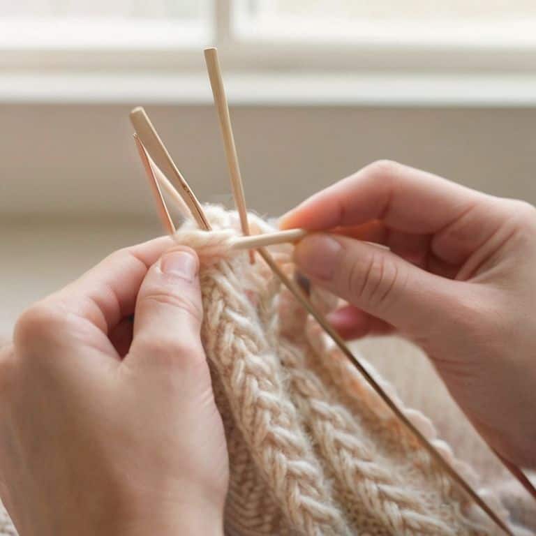 How to knit garter stitch tutorial