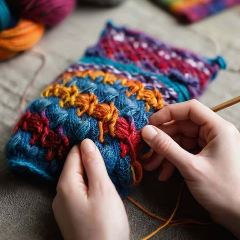 What is intarsia knitting explained