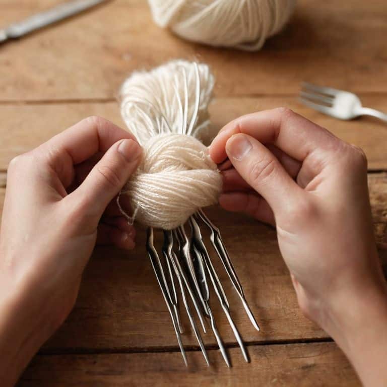 Twirling Up Dense Pom Poms