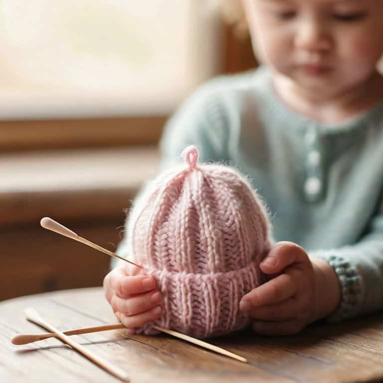 a guide to knitting a simple baby hat
