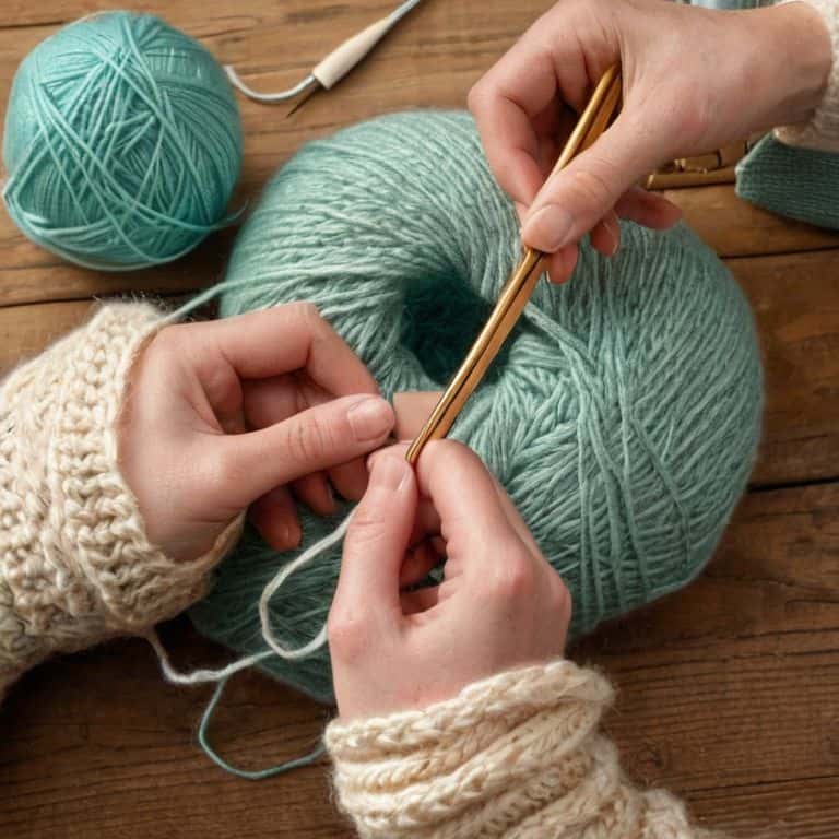 How to crochet simple top-down sweater