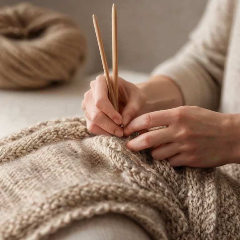How to knit seed stitch tutorial