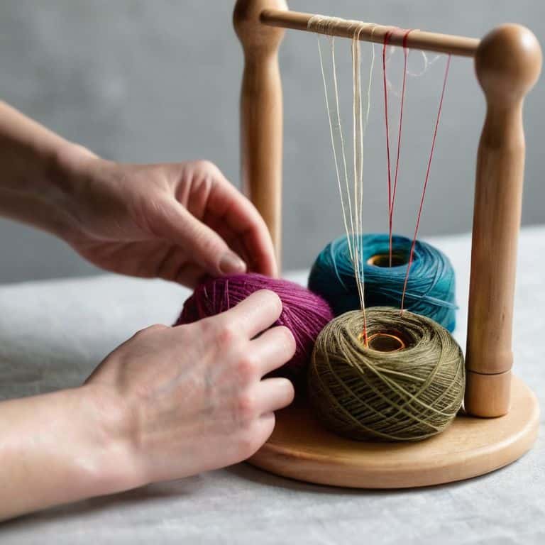 How to wind center-pull yarn