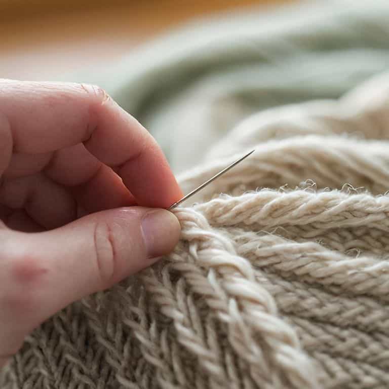Weaving Ends With Ease yarn needle