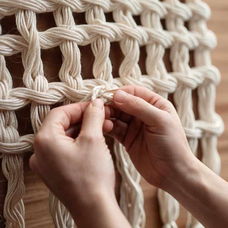 Macrame Square Knot Tips