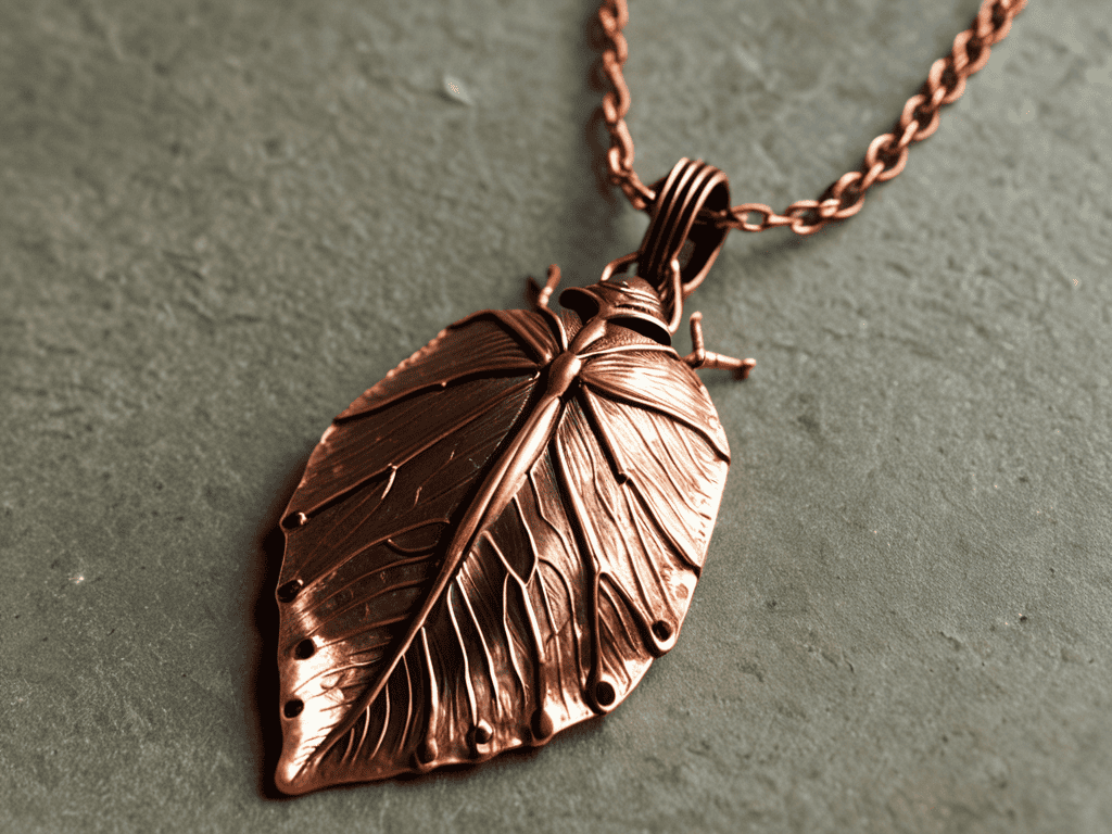 Electroforming Jewelry with natural elements