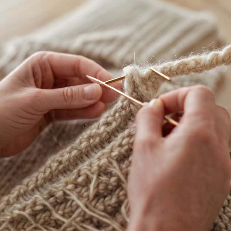 How to weave in your ends