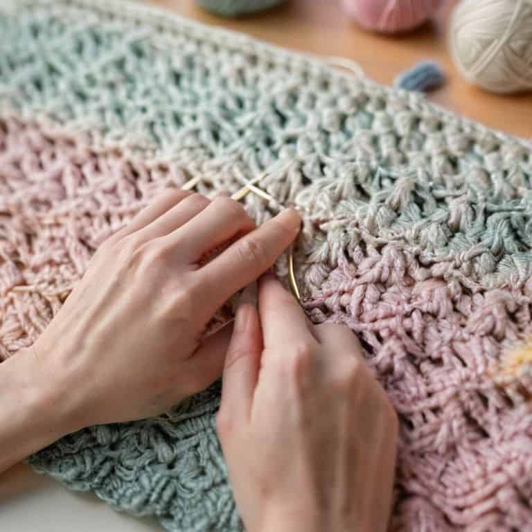 Blocking a crochet sweater explained