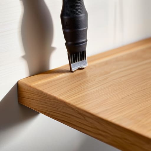 How to hang shelves without wrecking a wall.