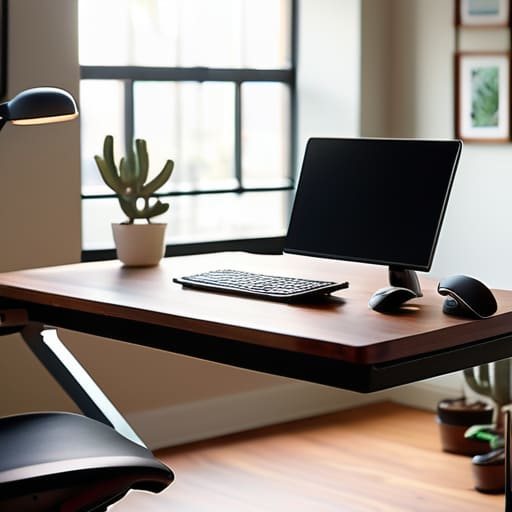 How to set up a desk for long hours.