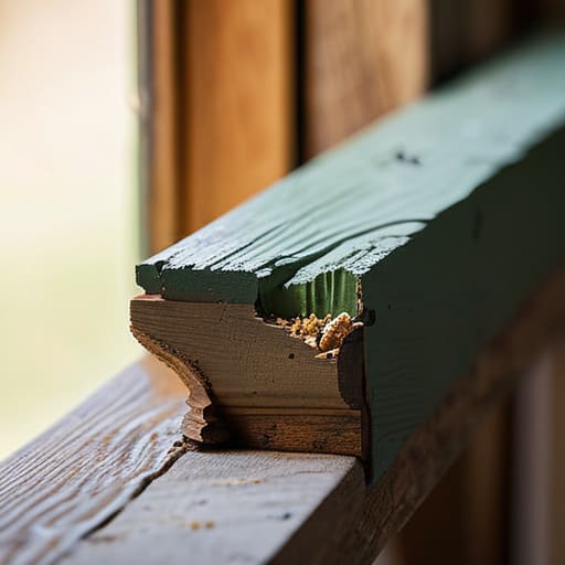 How to strip old paint from woodwork.