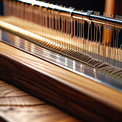Precision Engineering Threading the Heddles and Warping a Floor Loom
